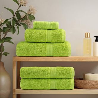Berkfield Home Premium Hand Towels SOLUND 10 pcs Apple Green 50x100 cm 600 gsm