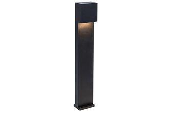 Lutec L&aacute;mpara De Pie Para Exteriores Gemini Xf, Color Negro Mate, 10 W, 3000 K, Ip54, Lutec 7104002012