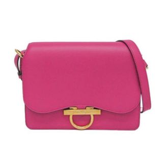 Ferragamo Tweedehands leren schoudertassen - Dames - Vintage Schoudertas - Roze - ONE Size - Leer - Vintage
