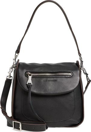 Aimée Vera Leather Convertible Shoulder Bag in Black at Nordstrom Rack
