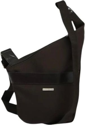 Ferragamo Pre-owned Nylon shoulder-bags - - Pre-owned - Donna - Marrone - ONE SIZE