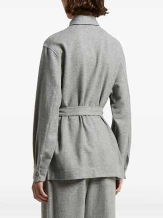 PESERICO Womens Belted Pocket Shirt Aw25 W
