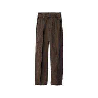 Christophe Lemaire Rounded Pants In Polycotton Twill