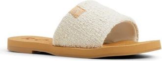 Roxy Amalfi Coast Slide Sandal in Natural at Nordstrom, Size 9