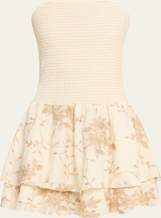 Ramy Brook Estrella Strapless Mini Dress