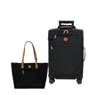 Bric's X Travel 21 Carry On Spinner & Large Sportina Tote Bag 2 Piece Luggage Set in Black at Nordstrom