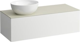 Laufen Laufen - Il Bagno Alessi &Eacute;l&eacute;ment &Agrave; Tiroirs, 1 Trou Pour Robinet