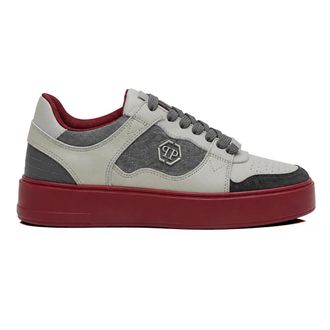 Philipp Plein unisex, Schoenen, Grijs, Maat: 43 EU Leer
