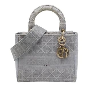 Dior Pre-owned Lady D-Lite Handbag - Dames - Pre-owned - Grijs - Maat: ONE Size