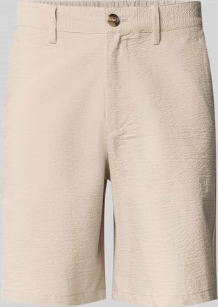 Selected Regular Fit Bermudas aus Baumwoll-Mix Modell KARL in Beige, Gr&ouml;&szlig;e XXL