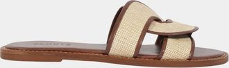 Schutz Womens Rita Flat Sandals In Beige