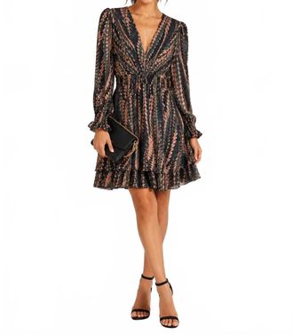 Papillon Womens Wrap Top Dress In Pine Green