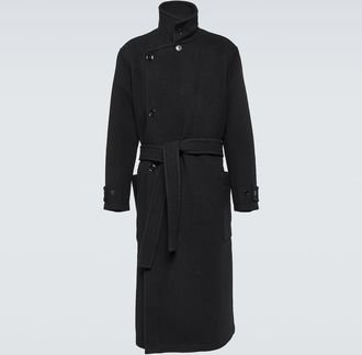 Christophe Lemaire Double-sided wool coat