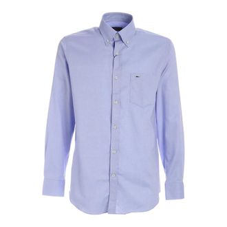 Paul & Shark Paul & Shark, Formal Shirts, male, Blue, Size: 2XL Cotton Oxford Azzurra Shirt