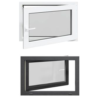 vidaXL Color Interno De Ventana De S&oacute;tano Blanco Risor 90 X 60 Cm Vidaxl