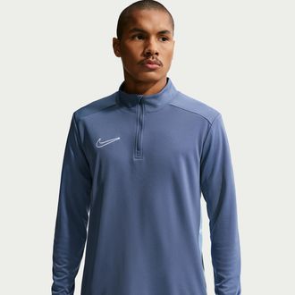 Nike Mens Academy Dri-FIT Soccer Drill Top in Blue | HJ3783-494