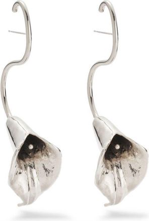 LADY GREY Calla Lily Drop Earrings in Silver at Nordstrom