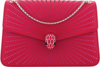 Bulgari Serpenti Forever Leather Shoulder Bag