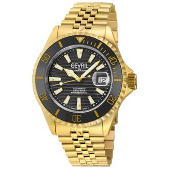 Gevril Group Chambers Black Dial Mens Watch 42605