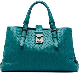 Bottega Veneta Pre-owned Bottega Veneta Small Nappa Intrecciato Roma Satchel Ladies ZTJ9TUT09NHTYCZI