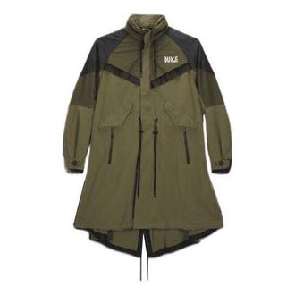Nike x sacai Trench Jacket Medium olive DQ9027-222
