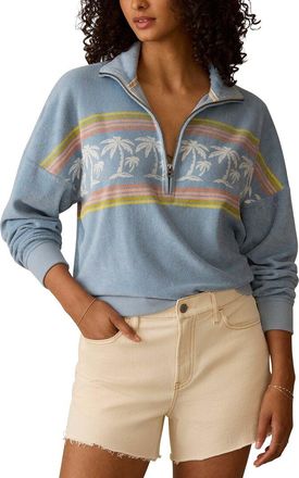 Faherty Cabana Towel Terry 1/4-Zip