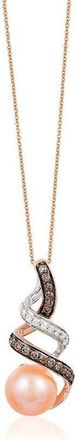 Le Vian Ladies Wisdom Pearls Fashion Pendant in 14k Two Tone