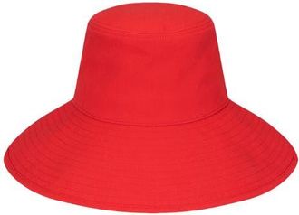Lack of Color Holiday Cotton Canvas Bucket Hat in Red at Nordstrom, Size Medium