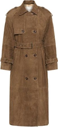 MY ESSENTIAL WARDROBE Trenchcoat - Dames - Trenchcoats - Bruin - S - Jassen