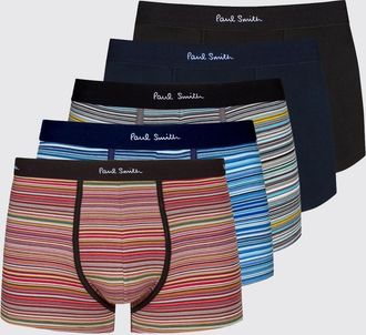 Paul Smith Set 5 boxer in cotone a righe