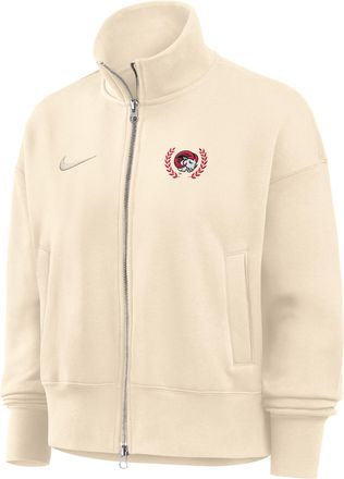 Nike Womens College (Winston-Salem State) Nike Womens Phoenix Fleece Track Jacket in Brown | ZW052NWISA26-NAT