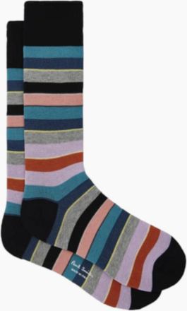 Paul Smith Mens Paul Smith Nandor Stripe Socks 79 BLACK - Size: 16/14.5/8/15/8.5/15.5/9/13/13.5/14/6.5/7/7.5/11.5/5/12/5.5/12.5/6/3.5/3/10.5/4/11/4.5/2.5/9.5/1