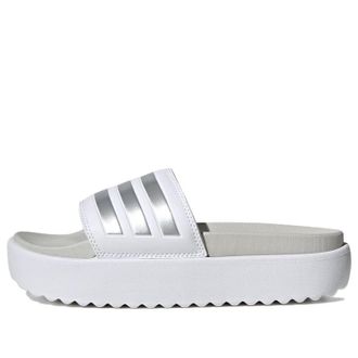 adidas (WMNS) adidas Adilette Platform Slide White Zero Metallic IE9703