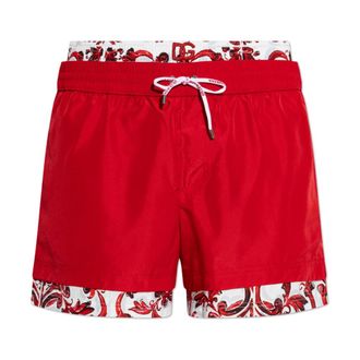 Dolce & Gabbana Badmode, Heren, Rood, XS, Swimwear