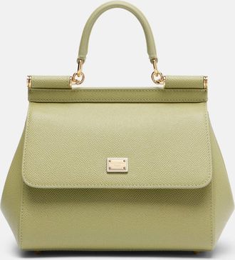 Dolce & Gabbana Sicily Small leather top-handle bag