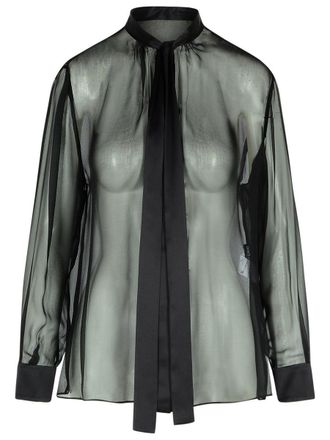 Dolce & Gabbana Black Silk Shirt