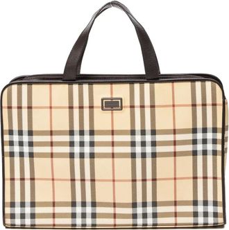 Burberry Borsa tote a quadri - Toni neutri