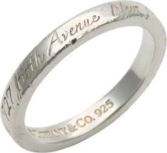 Tiffany & Co. Silver Silver 925 Band Ring (Pre-Owned)