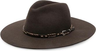 Golden Goose Buckle-detail Fedora Hat