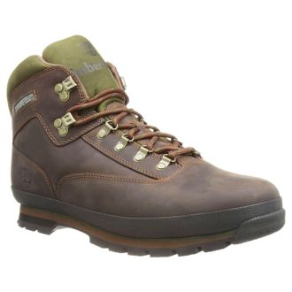 Timberland Euro Hiker Mid Hiker Leather Mens Ankle Boots - Md Brown - Size:UK 12.5