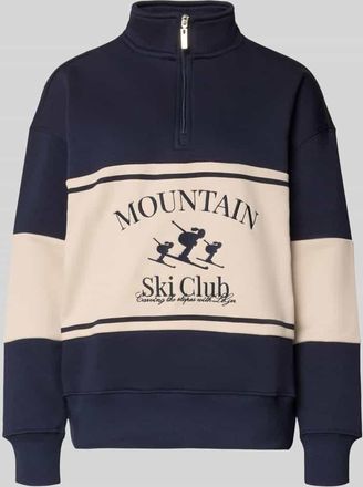 LeGer By Lena Gercke Sweatshirt mit Rei&szlig;verschluss Modell Cosette in Marine, Gr&ouml;&szlig;e 34