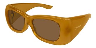 Saint Laurent SL 901 HOWL 008 Womens Sunglasses Yellow Size 61 - Free RX Lenses - Free RX Lenses