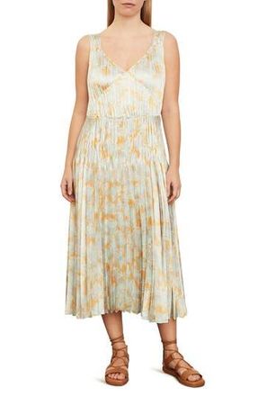 Vince Lotus Pleated Slipdress in Warm Sand at Nordstrom Rack, Size 1X