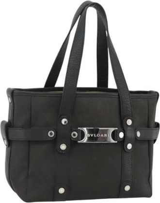 Bulgari Pre-owned Handbags, female, Black, Size: ONE SIZE Pre-owned Vintage Hand Bag