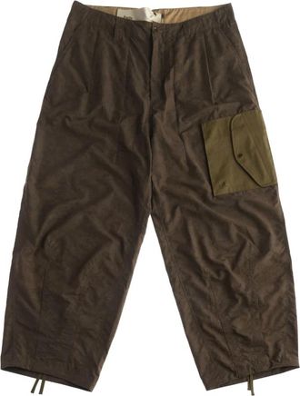Ten c Awake Sky Pant - Heren - Wijde Broeken - Groen - M - Katoen - Broeken
