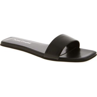 Jeffrey Campbell Vellum Slide Sandal in Black at Nordstrom, Size 10