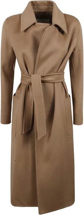 Max Mara Bruine Artur Jas voor Mannen - Dames - Jas met riem - Bruin - 2XS - Jassen