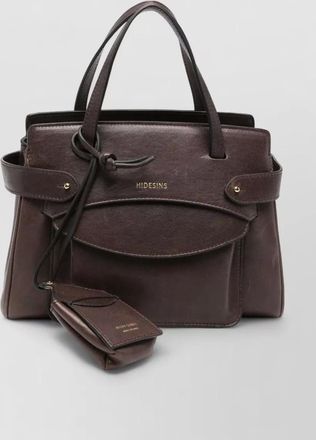Hidesins lullaby small leather shoulder tote bag