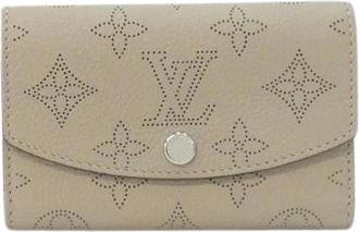 Louis Vuitton Pre-owned Wallets, male, Gray, Size: ONE SIZE Pre-owned Mahina Calf Coin Case