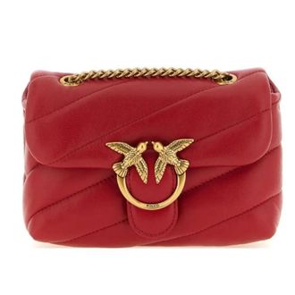 Pinko Pinko - Shoulder Bags - Dames - Tassen - Rood - Maat: ONE Size